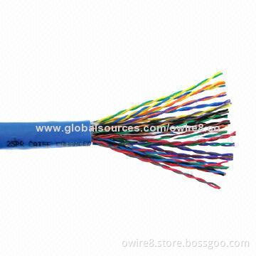 Multiple pairs cable 25-pair Cat5e
